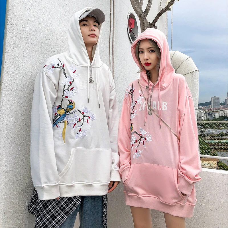 Толстовка мужская с вышивкой в стиле хип-хоп осень 2019 | Мужская одежда