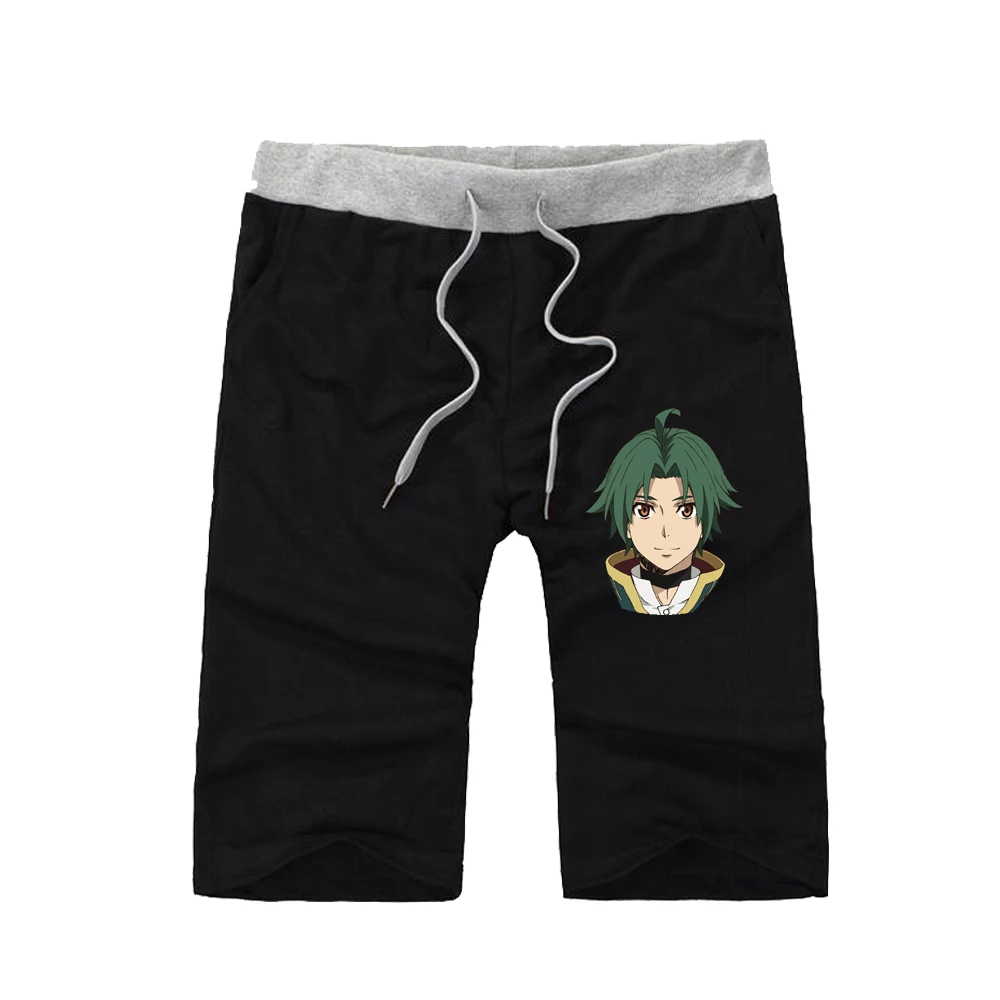

Шорты мужские с аниме-записью Grancrest War, летние короткие спортивные штаны для подростков, джоггеры с карманами на талии, Короткие штаны