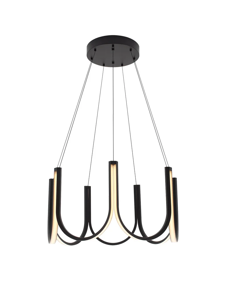 

Американская Люстра для гостиной, современный минималистичный железный светильник, роскошный деревенский ретро скандинавский креативный ...