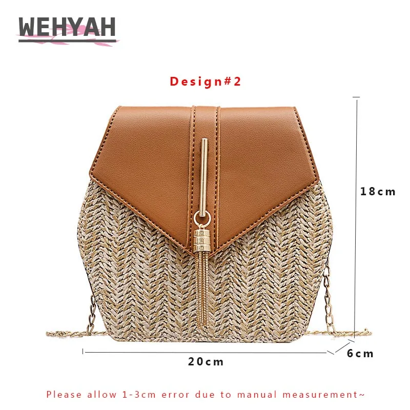 Wahyah сумка из ротанга Женская Ручная Сумка для женщин с кисточкой искусственной