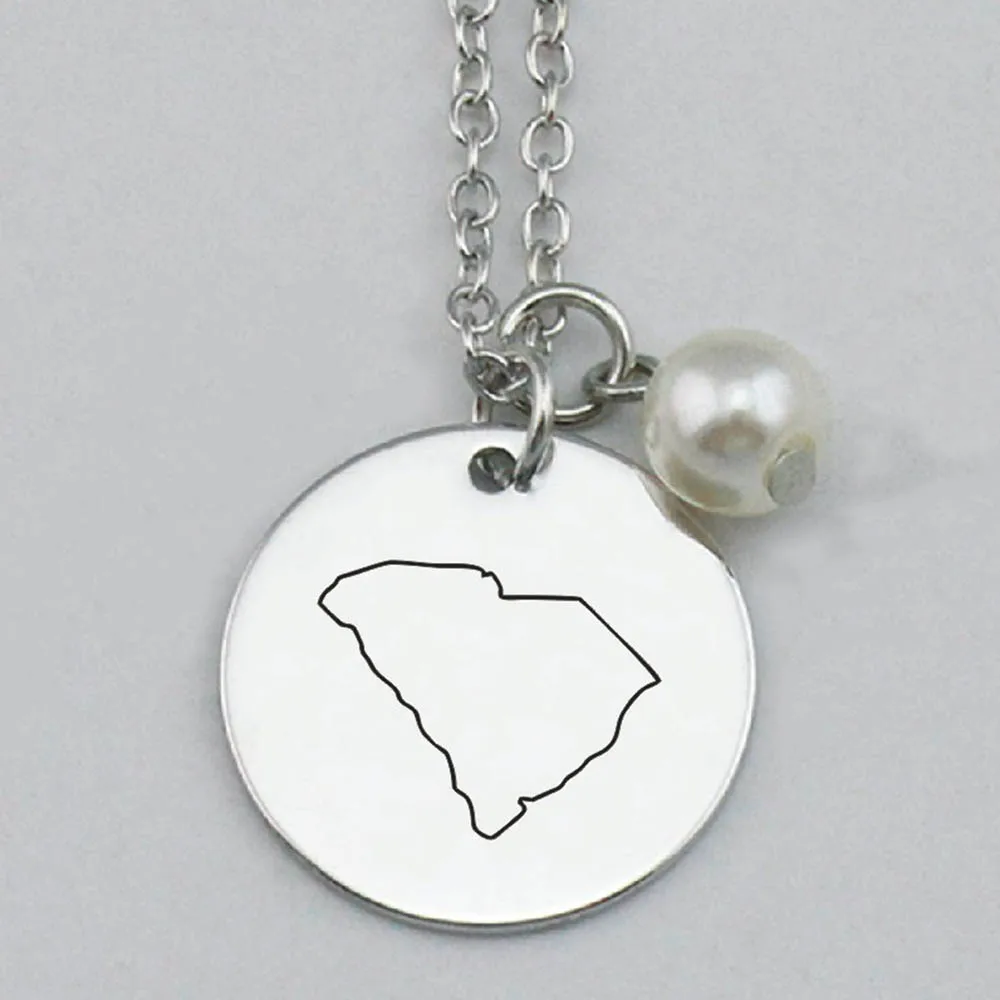 Подвеска из Южной Каролины государственное ожерелье штата для дома подвески с