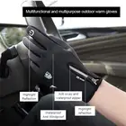 Женские зимние перчатки, мужские теплые перчатки для активного отдыха, езды на велосипеде, вождения, скалолазания, мотоцикла, водонепроницаемые Нескользящие перчатки