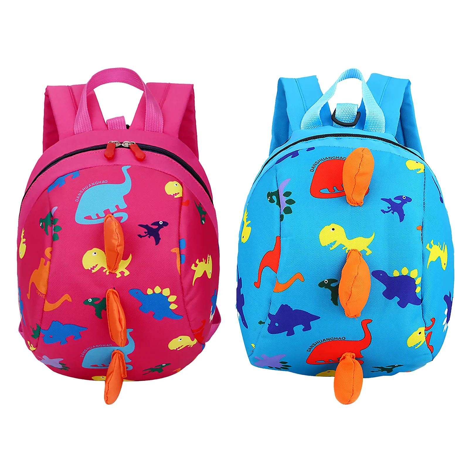 Детский рюкзак с рисунком динозавра, портативные сумки-Чехлы для книг для мальчиков и девочек, школьный ранец с защитой от потери