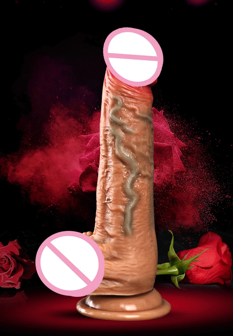 Супер сильный фаллоимитатор телескопический нагревательный вибратор