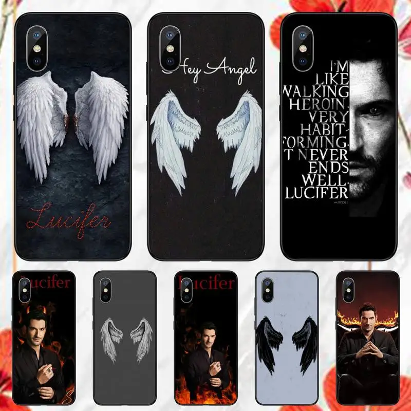 

Movie Lucifer Poster for Apple Phone Case for iPhone 11 12 13 pro XS MAX 8 7 6 6S Plus X 5S SE 2020 XR mini