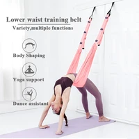 roegadyn adjustable aerial yoga strap hammock swing stretching strap anti gravity inversion yoga hammock gym flexibility trainer
