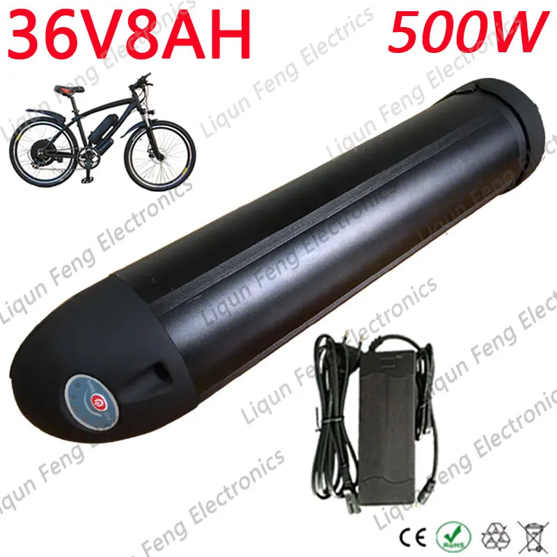 36В 8ач бутылка воды электрический велосипед самокат литий ионный аккумулятор 500