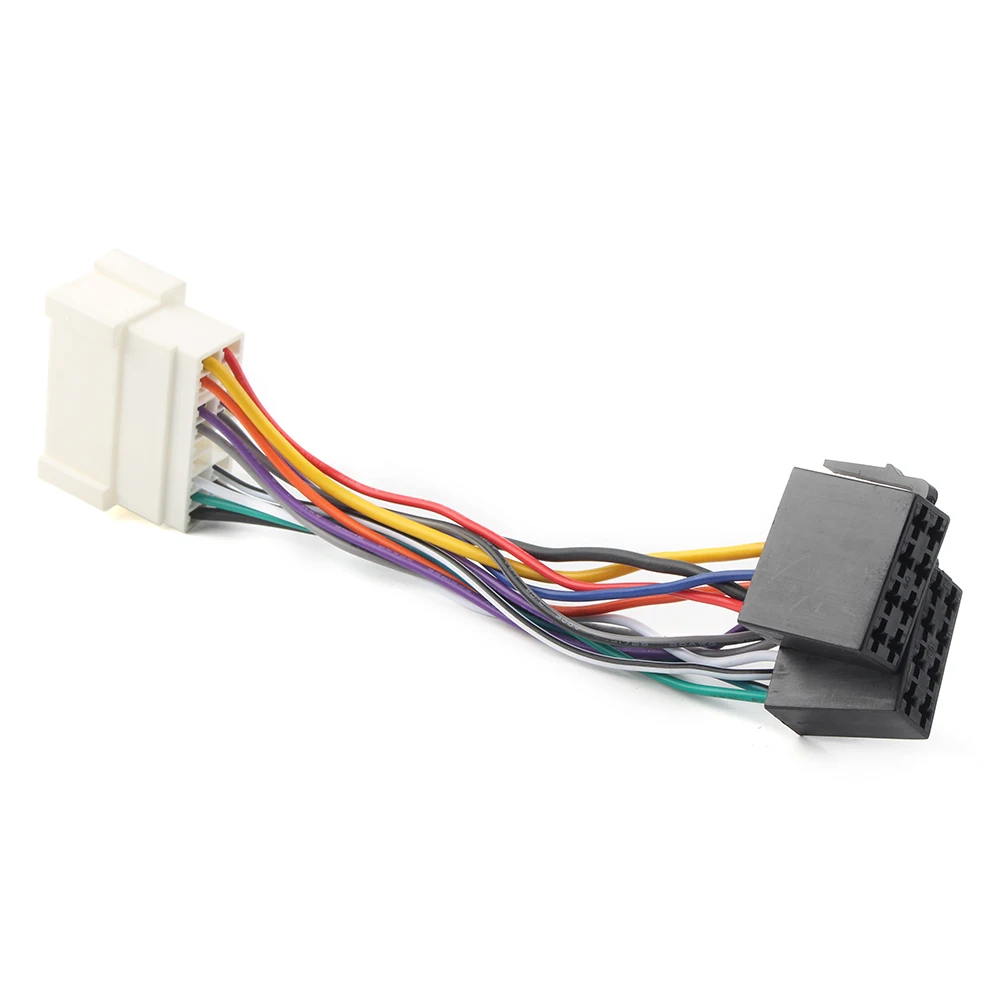 Автомобильная проводка ISO стерео радио штекер свинцовый ткацкий адаптер для Hyundai