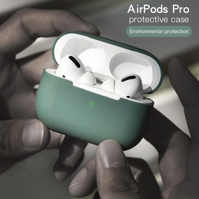 Airpods Pro Чехол для наушников силиконовый защитный чехол Аксессуары для Apple Airpods Pro беспроводные Bluetooth наушники