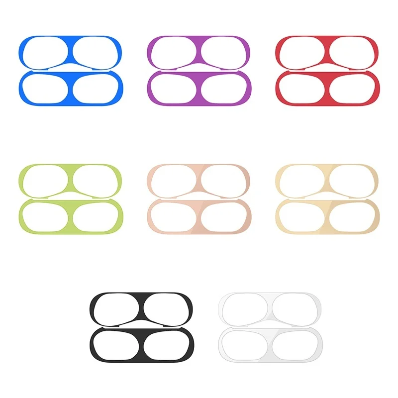 Пылезащитная наклейка для AirPods Pro 2019 чехол Ультратонкий металлический защитный