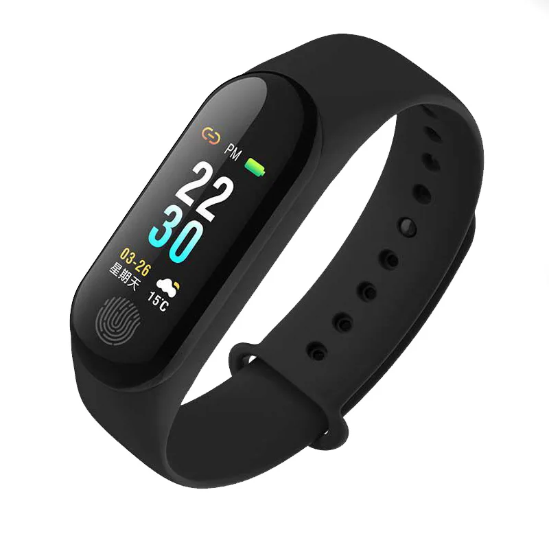 Умный браслет M3 Plus с пульсометром водонепроницаемый умный датчиком кровяного