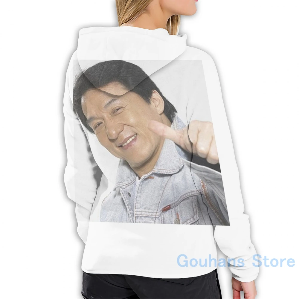 Mens Hoodies Sweatshirt for women funny Jackie Chan approves print Casual hoodie Streatwear | Мужская одежда