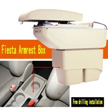 For Ford Fiesta 3 MK7 Center console Arm Rest Armrest Box