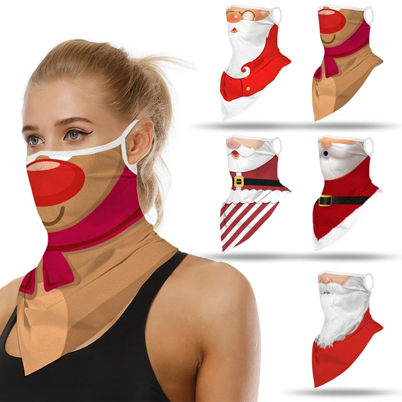 1 шт. Рождество Санта Клаус рисунком в виде лося из мультфильма принт Велоспорт