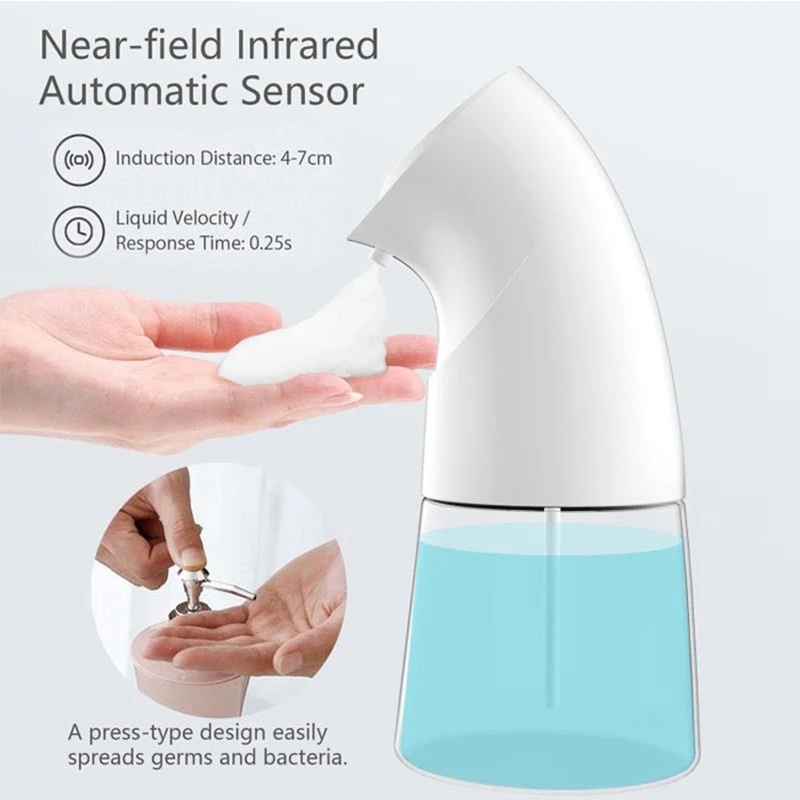 

Foaming Soap Dispenser Automatic Soap Dispenser Hand Soap Dispenser Touchless Soap Dispenser 450ML for Bathroom Kitchen