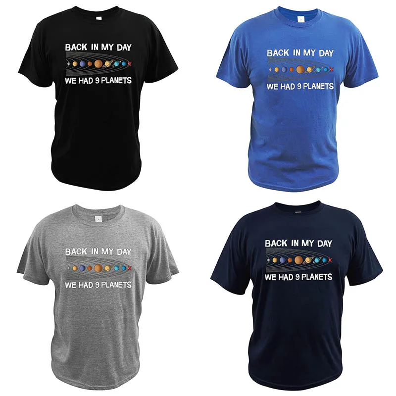 Футболка у нас было девять планет забавная космическая астрономическая футболка