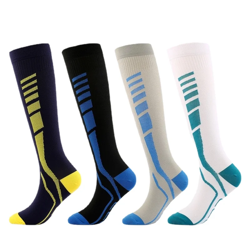 3 Pairs Compression Socks for Men Women Medical Blood Circulation Marathon Sports Athlete Running Jogging Cycling Football