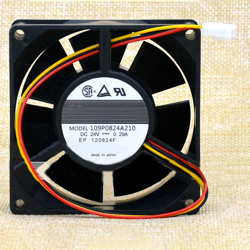 

Cooling Fan 109P0824A210 for Sanyo SANACE80 24V 0.29A 3pin 80*32mm