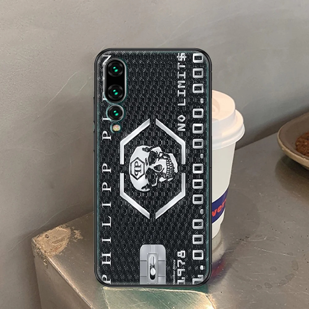 

fashion philipps brand qp Phone case For Huawei P Mate P10 P20 P30 P40 10 20 Smart Z Pro Lite 2019 black trend funda luxury