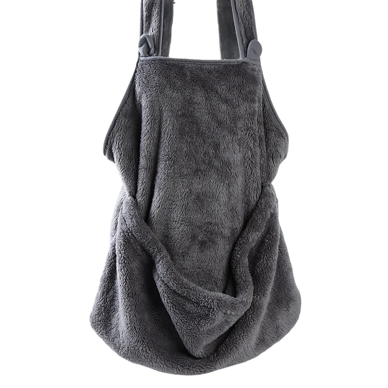 Рюкзак для переноски щенков кошек собак фартук из кораллового бархата кроличьей