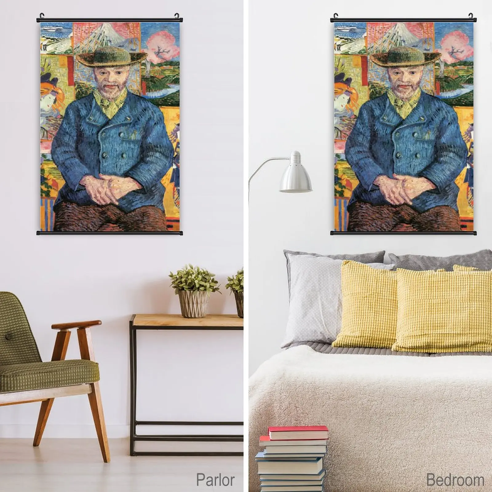

Vincent Van Gogh Portrait of Pre Tanguy Canvas Hanging Poster for Wall Decoration