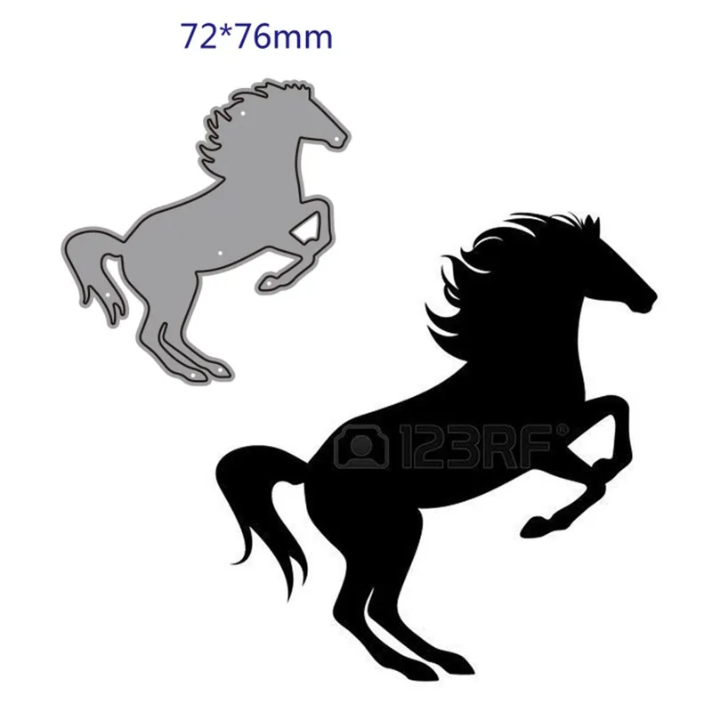 Металлические штампы для вырезания форма животных лошади украшение
