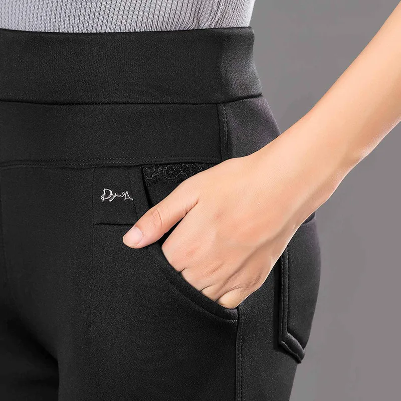 Брюки MISSMEOW женские с высокой талией эластичные большого размера 5xl|Брюки| |