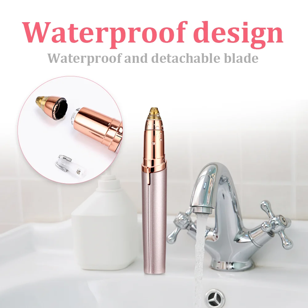 

Electric Epilator Eyebrow Trimmer Makeup Painless Eye Brow Shaver Razors Women Portable Facial Body Hair Remover