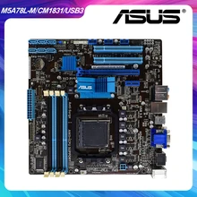 Socket AM3 DDR3 Motherboard AMD 760G Athlon II CPU ASUS M5A78L-M/CM1831/USB3/DP_MB Micro ATX HDMI USB3.0 SATA3 PCI-E X16 Slot