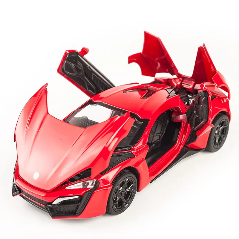 1:32 Lykan Hypersport модель автомобиля из сплава игрушки и транспортные средства быстрый