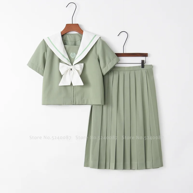 Japanese JK Uniforms British Style Pleated Skirt Long Sailor Suit Women Korean Students Graduation Performance Costumes | Тематическая