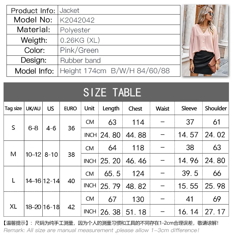 

Mandylandy Shirt Long Sleeve Button Loose Tops Autumn Women Tshirt New V-neck Simple Tshirt Female Fashion Streetwear
