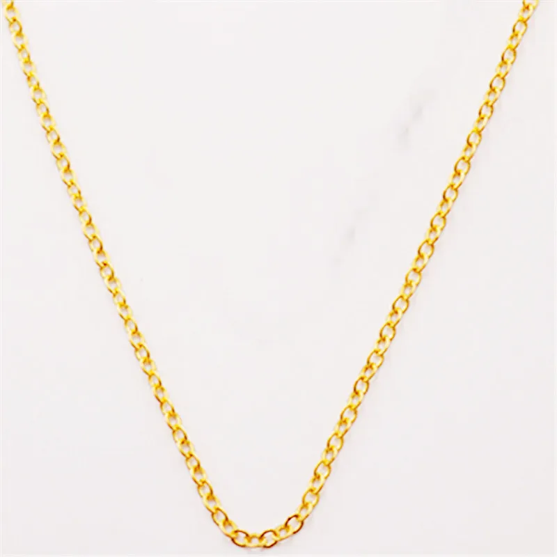 5m (16ft) 3 вида цветов 2 мм легированнаякнопка * O цепочка цепь браслет ручной работы