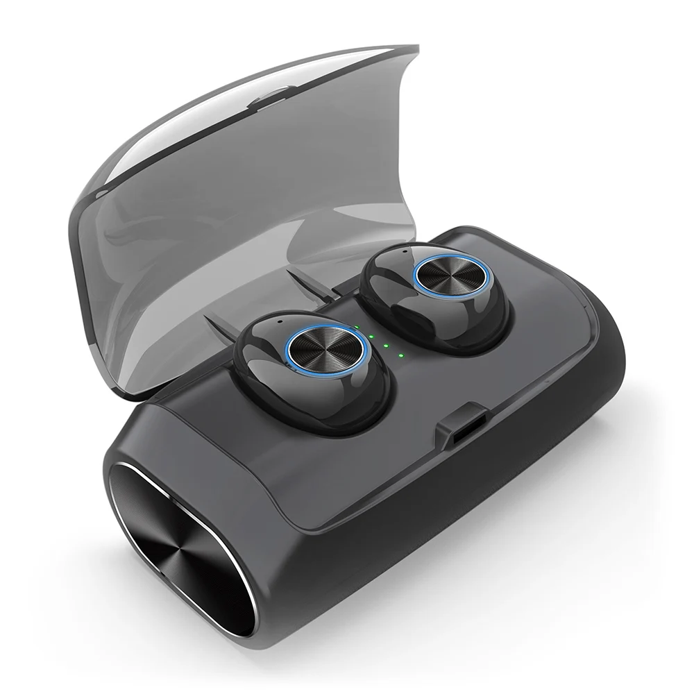 V6 TWS Bluetooth 5 0 наушники беспроводные стерео водонепроницаемые спортивные с 2600 мАч