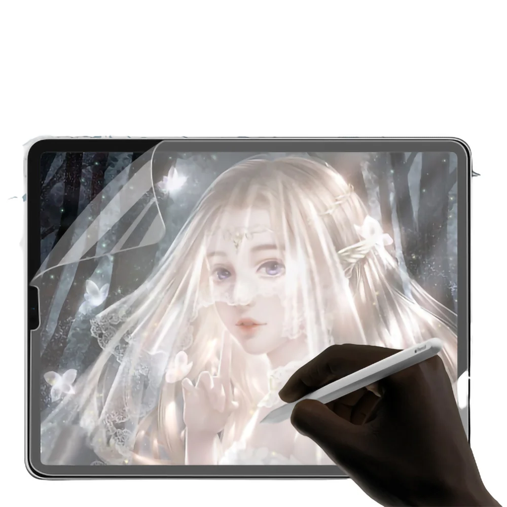 

Real Writing Feeling Screen Protector for IPad Matte Film Like Writing on Paper Anti-scratch Sensitive Tablet Painting Film
