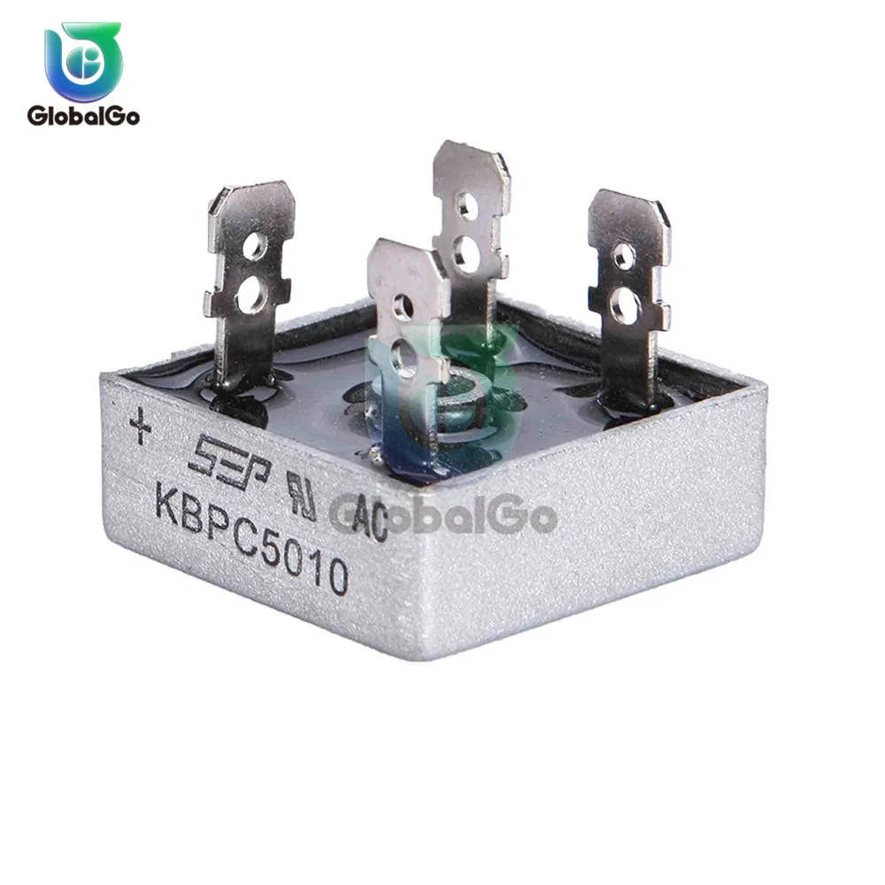 2 шт./лот KBPC5010 диодный мост выпрямительный диод 50 А 1000 В KBPC 5010 силовой электронные