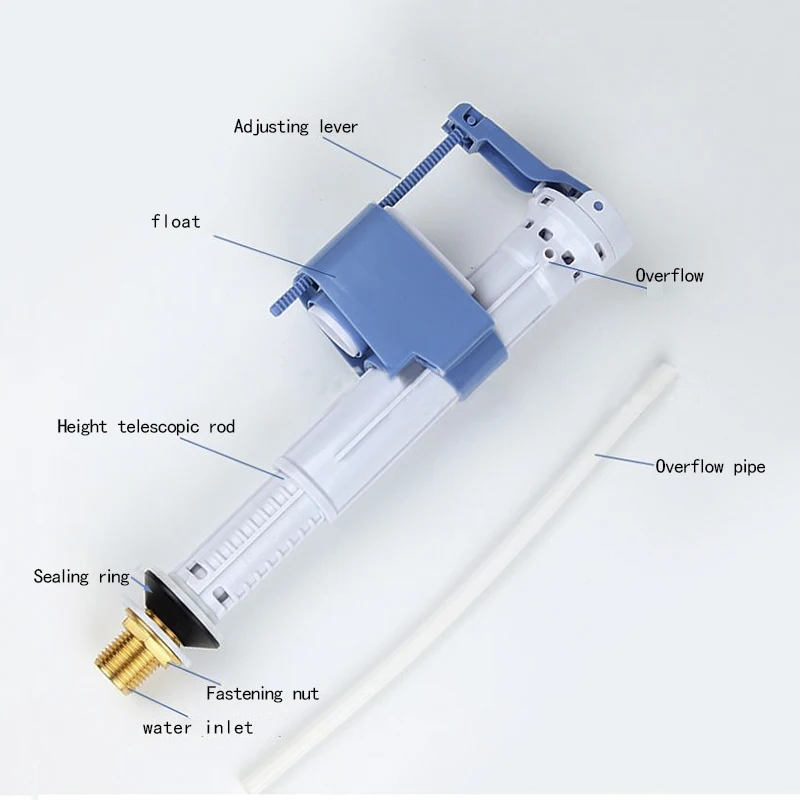 Клапан для резервуара унитаза аксессуары ванной комнаты заправочные впускные
