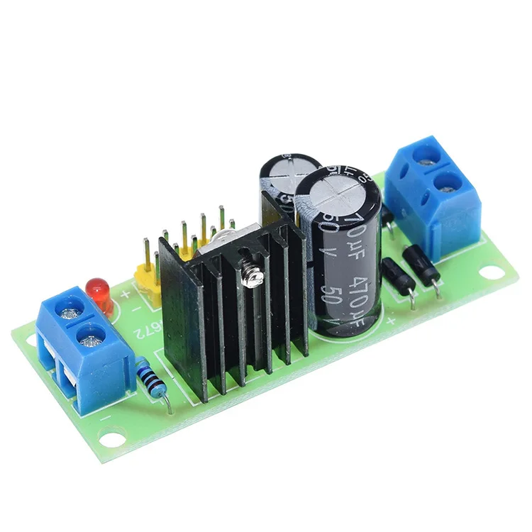 

LM7805 LM7809 LM7812 DC/AC Three Terminal Voltage Regulator Power Supply Module 5V 9V 12V Output Max 1.2A