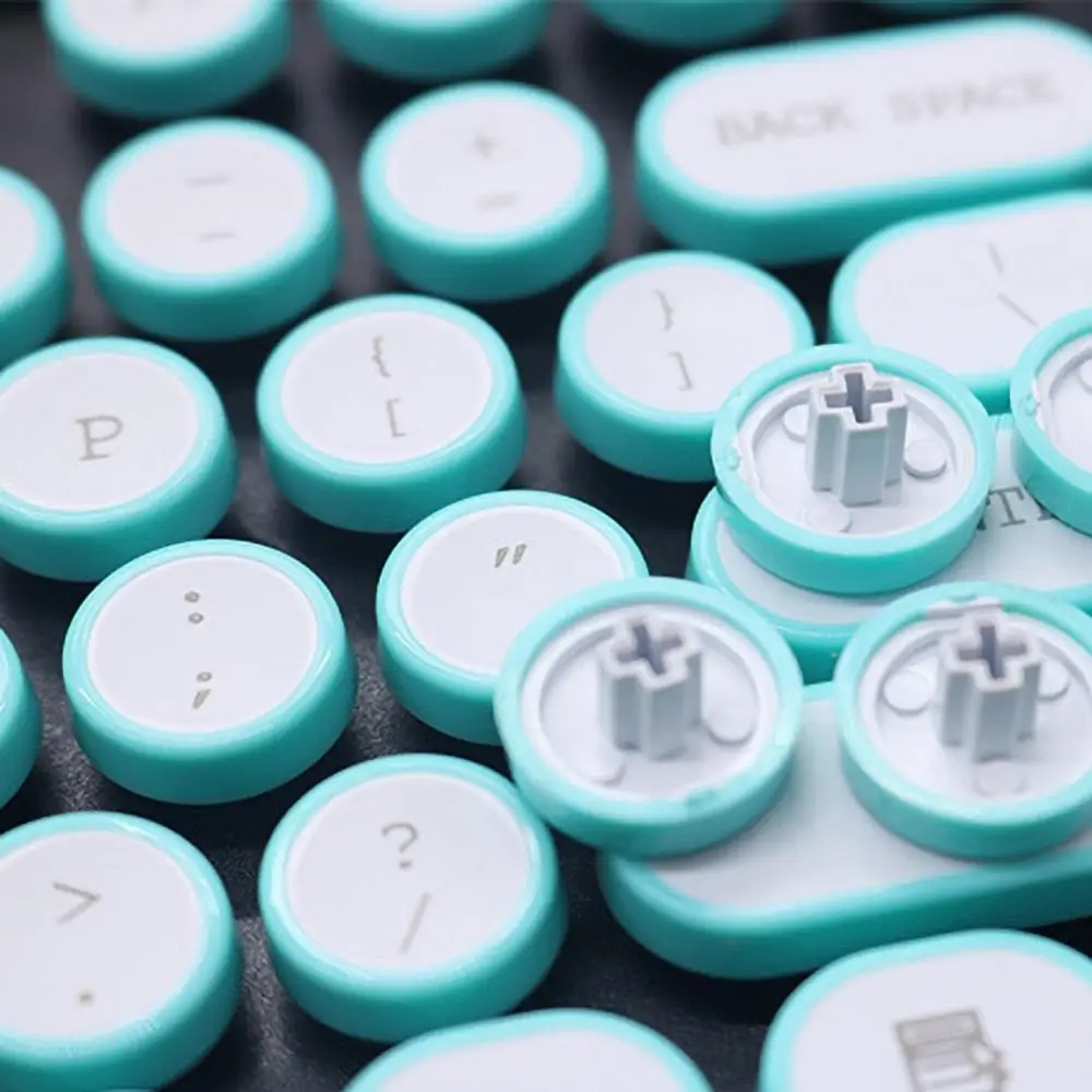 

104 Keys ABS Backlight Keycap Round keys Universal Column For Cherry MX /Gateron /Kailh Mechanical Keyboard