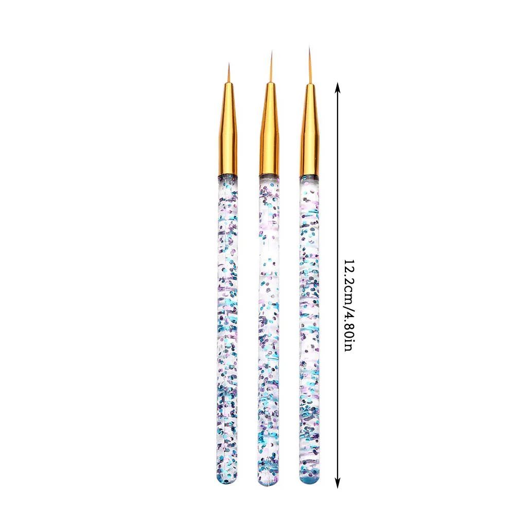 

Nail Art Pens Double Ended Dotting Drawing Painting UV Gel Liner Polish Brush Set Nail Art Dotting Tools