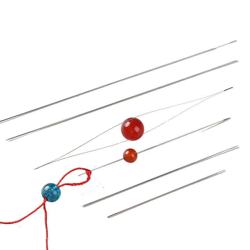 5 шт. игла для бисероплетения из нержавеющей стали шнур нитей сделай сам булавки