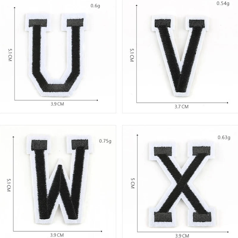 Нашивка сделай сам с 26 английскими буквами вышитая железная нашивка для одежды