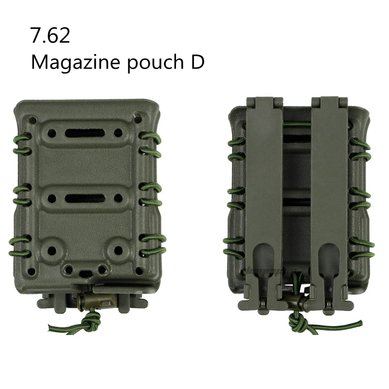 green d 7,62 Тактический Подсумок прочный страйкбол Пейнтбол нейлоновый подсумок кобуры регулируемые охотничьи подсумок для стрельбы - Цвет: green d