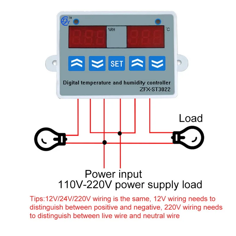 Цифровой термостат для контроля температуры цифровой Интеллектуальный двойной