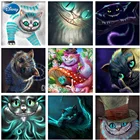 Алмазная 5d картина сделай сам из мультфильмов Диснея, вышивка Чеширского кота, Алиса в стране чудес, набор для алмазной мозаики, украшение для дома