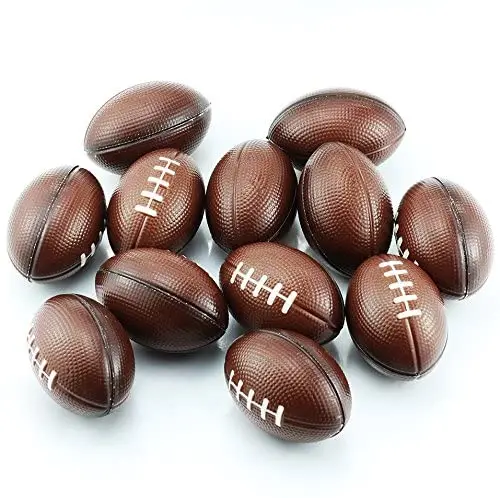 

Soft Foam Mini Football Stress Balls For Kids 2.5" Perfect Small Slow Rising Toys Cream Scented Soft Stress Relief Collectible
