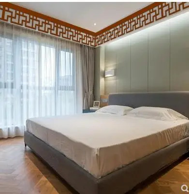 Потолочные Угловые линии талии акриловые зеркальные настенные наклейки