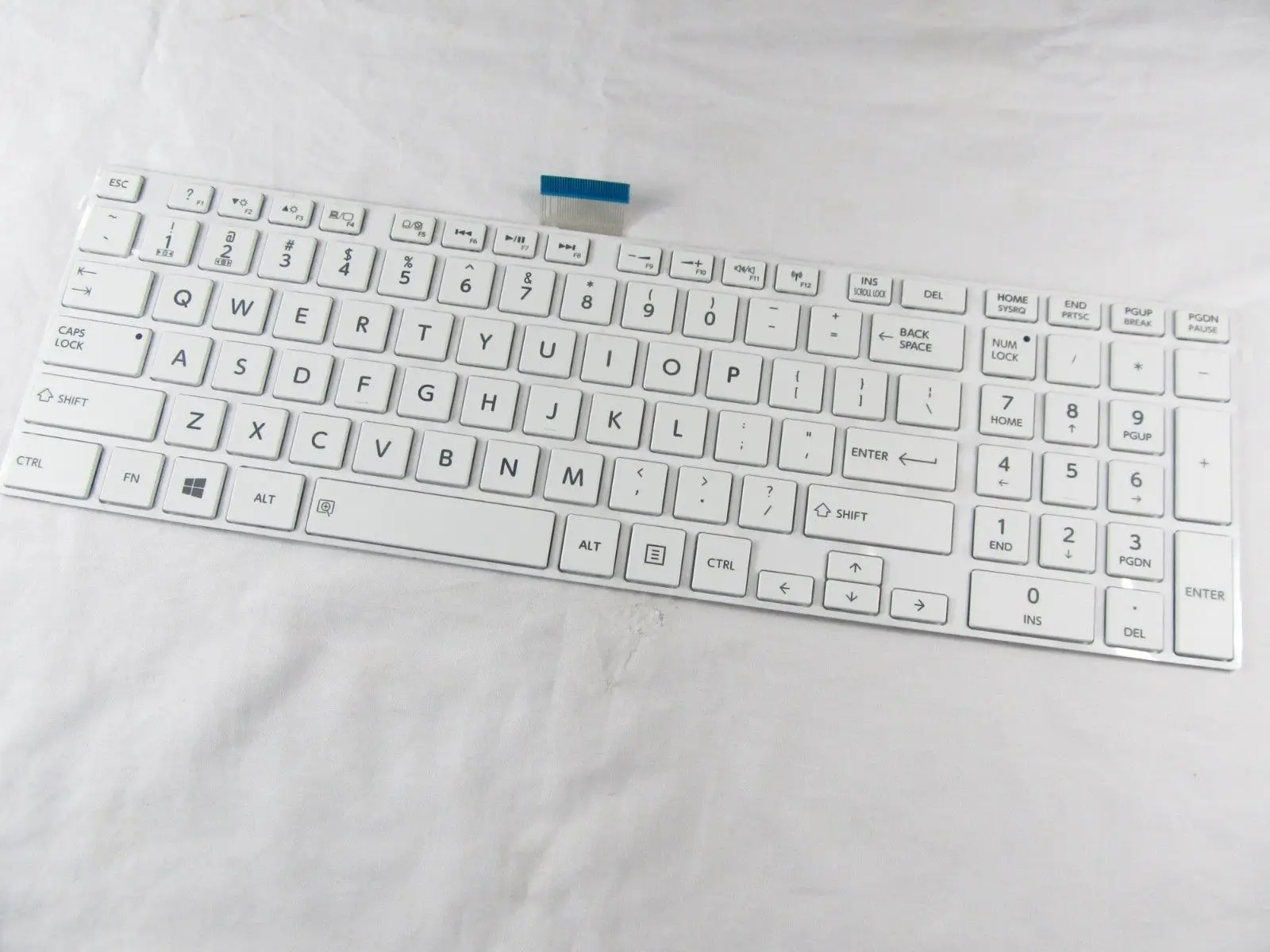 Для ноутбука Toshiba Satellite C55 C55-A C55dt C55dt-a C55D C55D-A C55T-A US клавиатура Белый | Компьютеры и