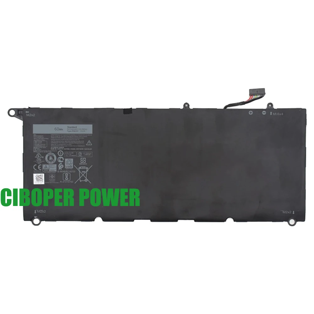 Фото CP Новый аккумулятор для ноутбука RNP72 TP1GT PW23Y 7,6 В/60 Втч для серии XPS 13, 9360, 13-9360 P54G P54G002 ноутбука №4