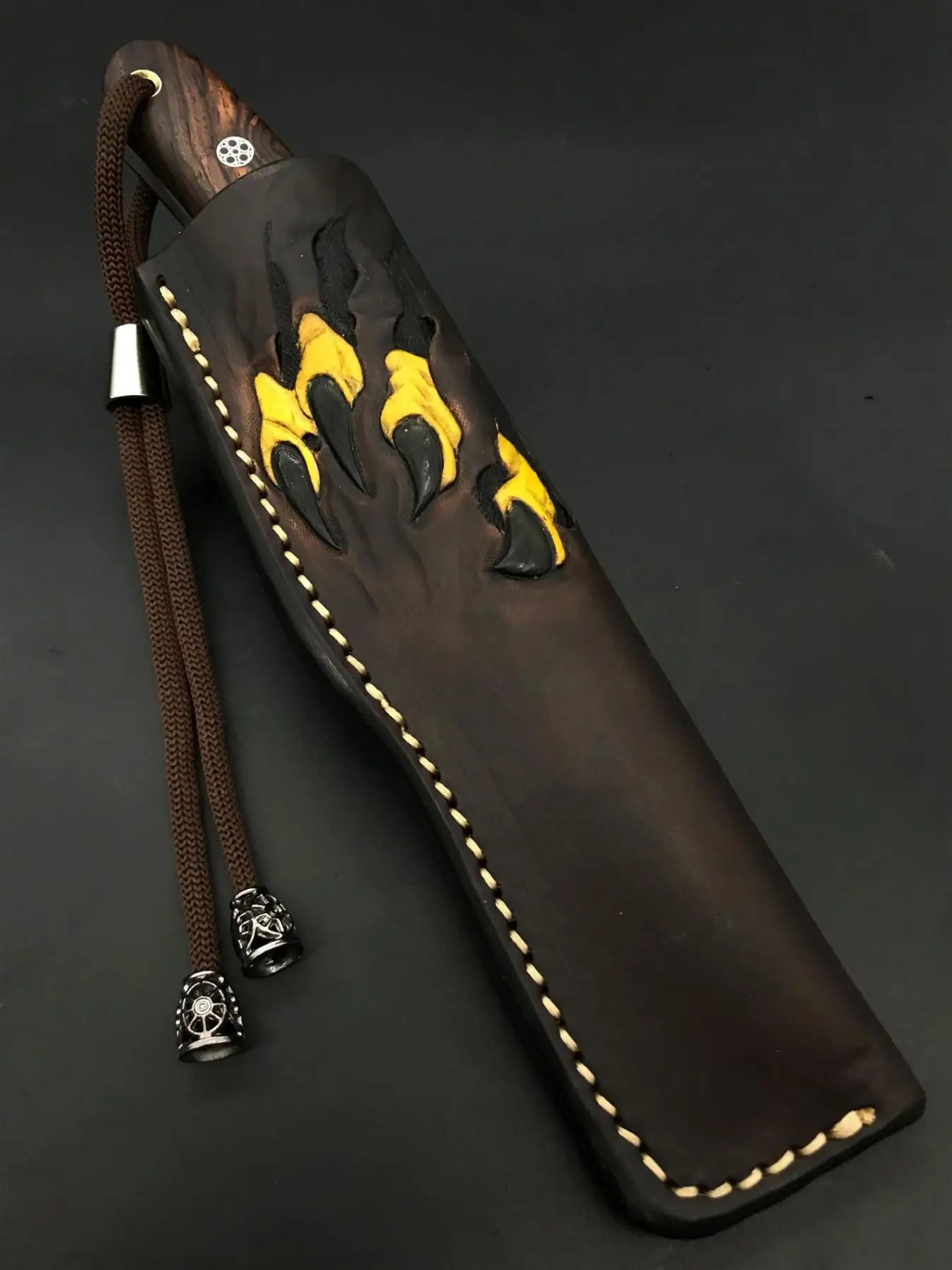 

Handmade Elmax Nature and Camping Knife TK63
